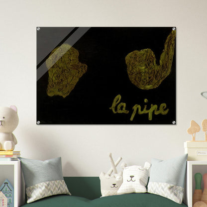THE PIPE 1927 - Rene Magritte Acrylic Print - 70x100 cm / 28x40″ inches | Rene Magritte Wall Art | Rene Magritte Prints