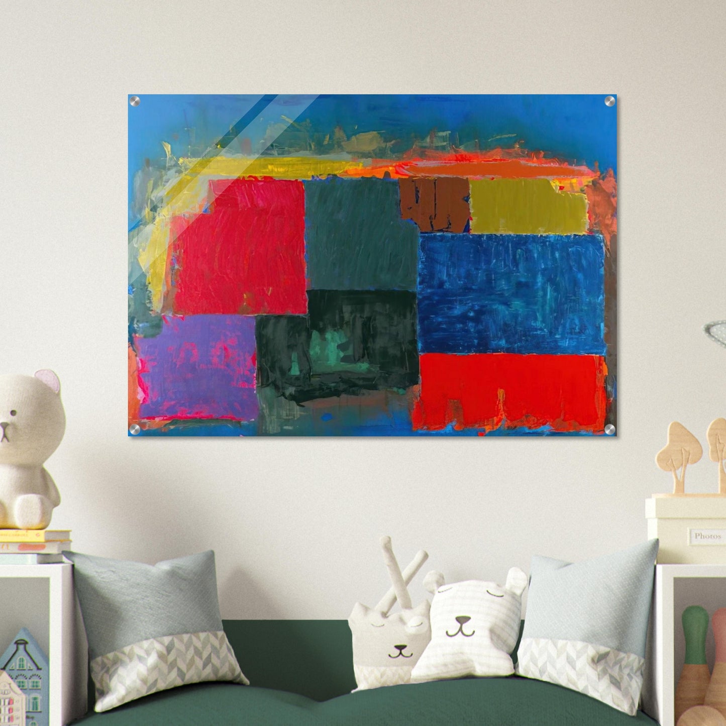 North Sound - 1979 - John Hoyland Acrylic Print - 70x100 cm / 28x40″ inches | John Hoyland Wall Art | John Hoyland Prints