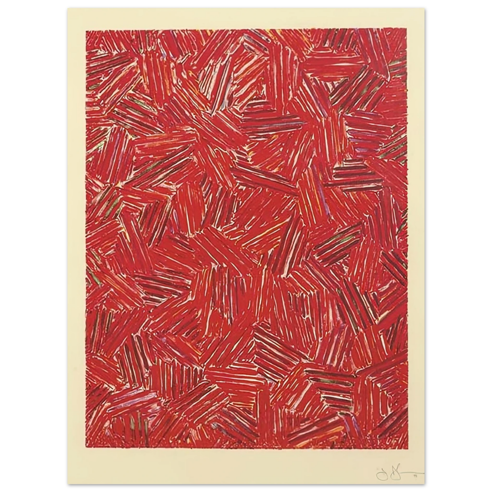 Jasper Johns - CICADA ULAE 219 Fine Art Poster - Default Title