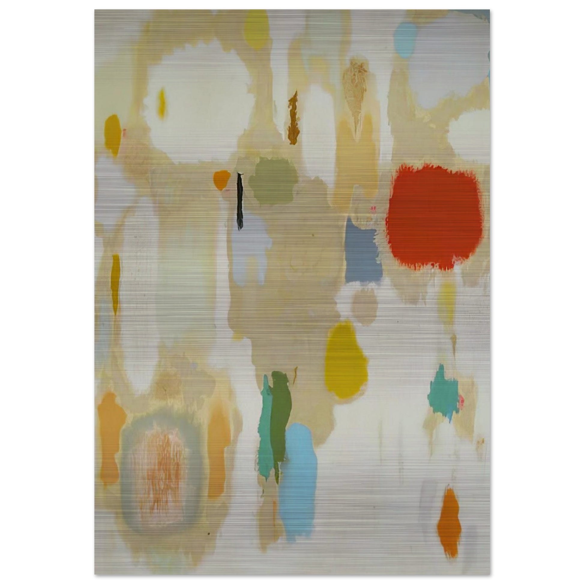 Contemplations on Geraniums - 1952 - John Ferren Brushed Aluminum Print - 70x100 cm / 28x40 inches | John Ferren Aluminum Print | John Ferren Prints