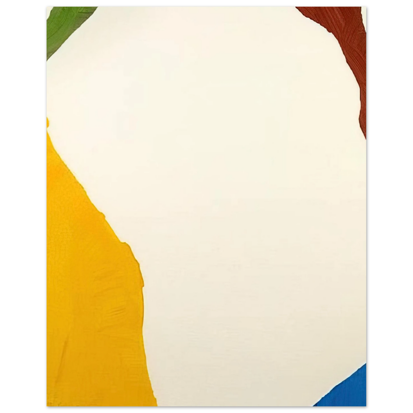 Helen Frankenthaler - Wind Directions - 1970 Wall art - 40x50 cm / 16x20 inches - Premium Wooden Framed Poster With Fine Art Paper - Wood frame