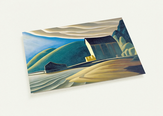 Ice House, Coldwell, Lake Superior - 1923 By Lawren Harris Pack of 10 Post Cards | Lawren Harris Post Cards | A6 (10.5 x 14.8 cm) - 4.1 x 5.8 inches