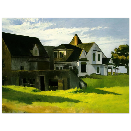Edward Hopper - Cape Cod Afternoon Fine Art Poster - 13x18 cm / 5x7 inches