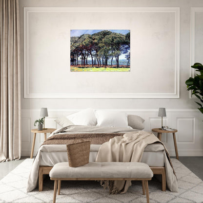 Pine Trees, Cap d'Antibes - claude monet Acrylic Print - 70x100 cm / 28x40″ inches