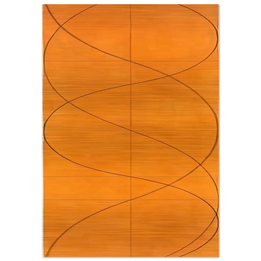 COLUMN PAINTING 16 2004 - Robert Mangold Brushed Aluminum Print - 70x100 cm / 28x40 inches | Robert Mangold Aluminum Print | Robert Mangold Prints