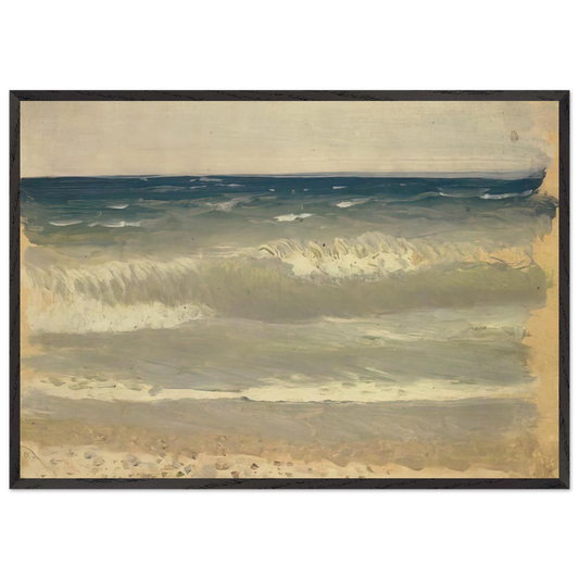 Surf Crimea - Arkhyp Kuindzhi Framed Art Print – Black Wooden Frame - Default Title - -Framed Art Print