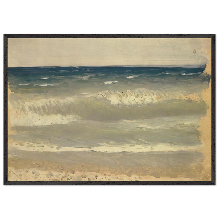 Surf Crimea - Arkhyp Kuindzhi 70x100 cm / 28x40 inches Framed Art Print – Black Wooden Frame