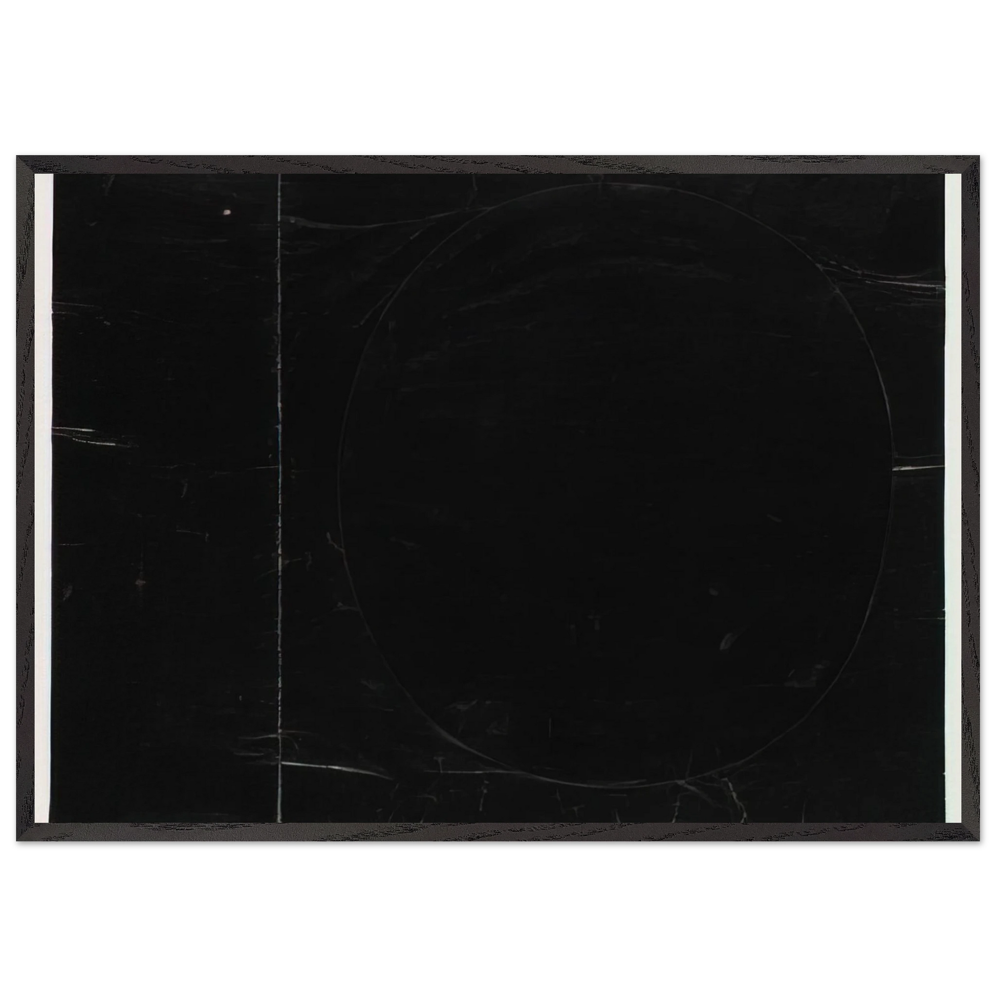 Black on Black - Ellsworth Kelly Framed Art Print – Black Wooden Frame - Default Title - -Framed Art Print