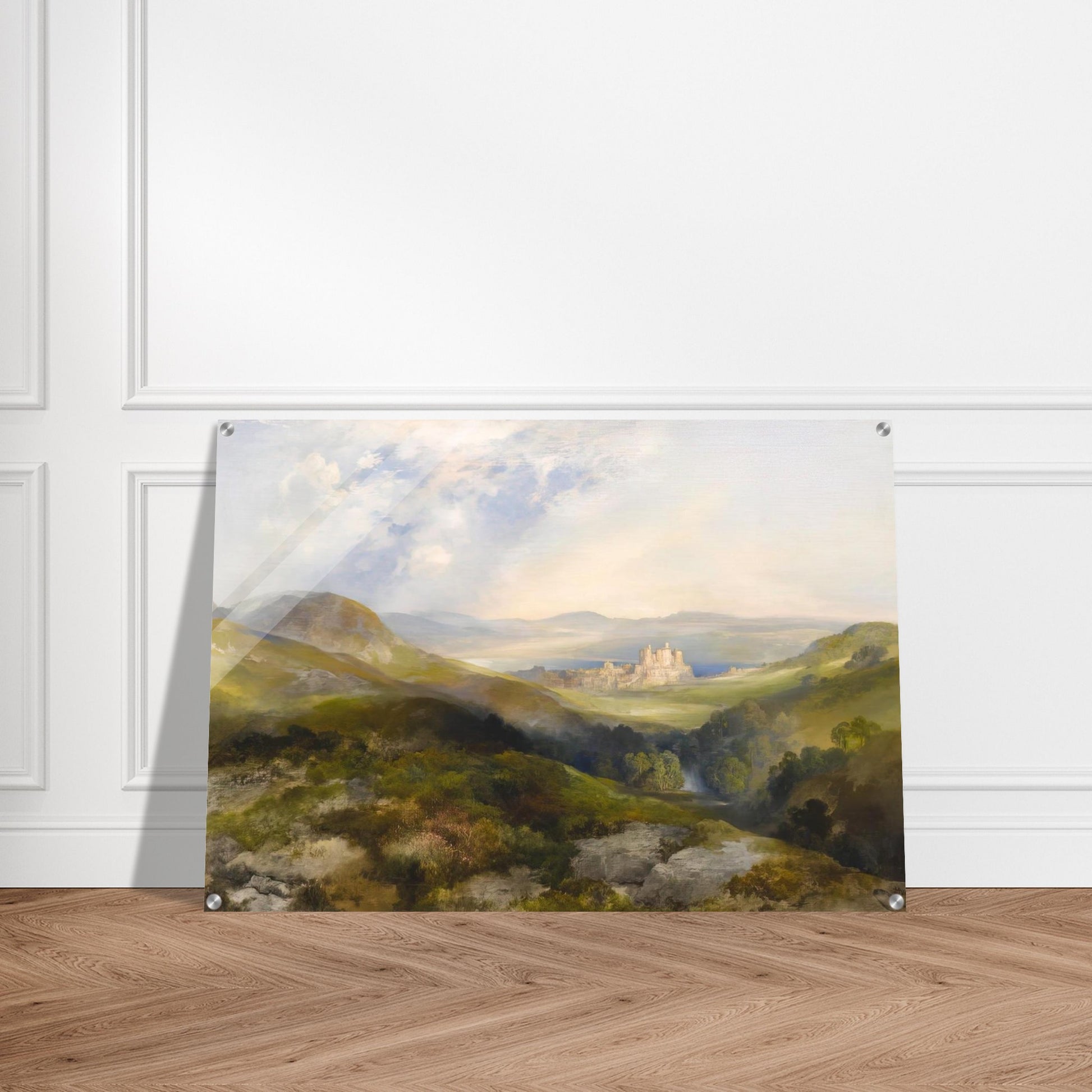 Conway Castle - Thomas Moran Acrylic Print - 70x100 cm / 28x40″ inches