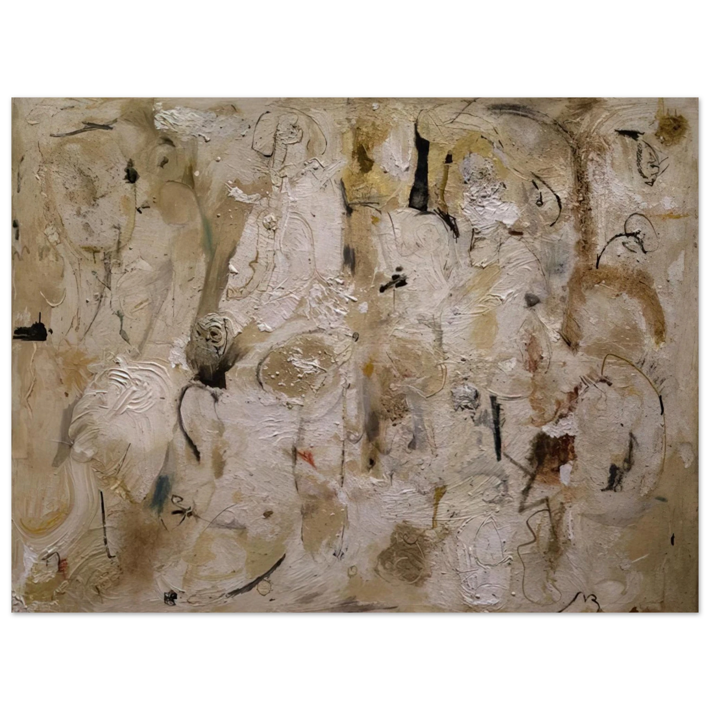 Helen Frankenthaler - Painted on 21st Street - 1951 Wall art - 20x25 cm / 8x10 inches - Fine Art Poster - -