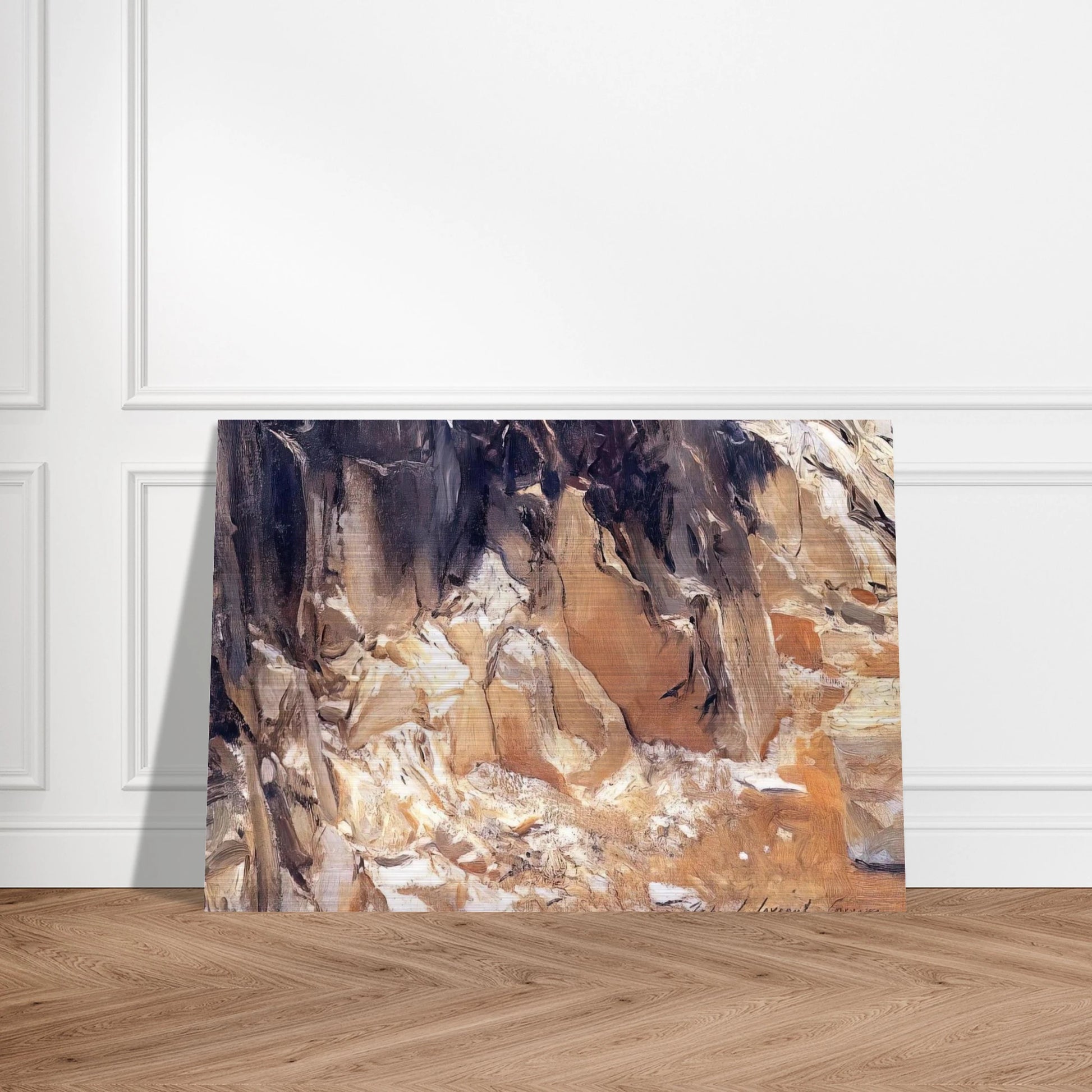 Marble Quarries at Carrara - John Singer Sargent Brushed Aluminum Print - 70x100 cm / 28x40 inches | John Singer Sargent Aluminum Print | John Singer Sargent Prints