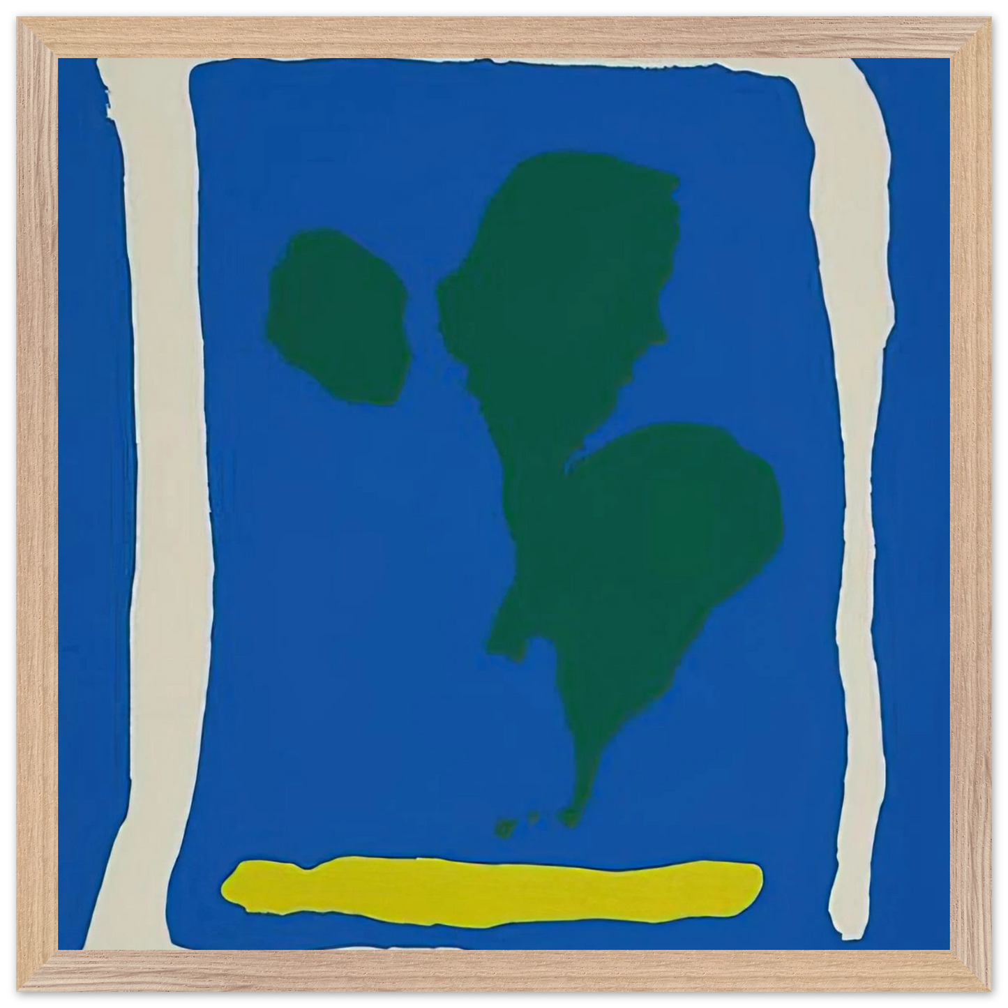 Helen Frankenthaler - Air Frame - 1965 Wall art - 70x100 cm / 28x40 inches - Fine Art Poster - -