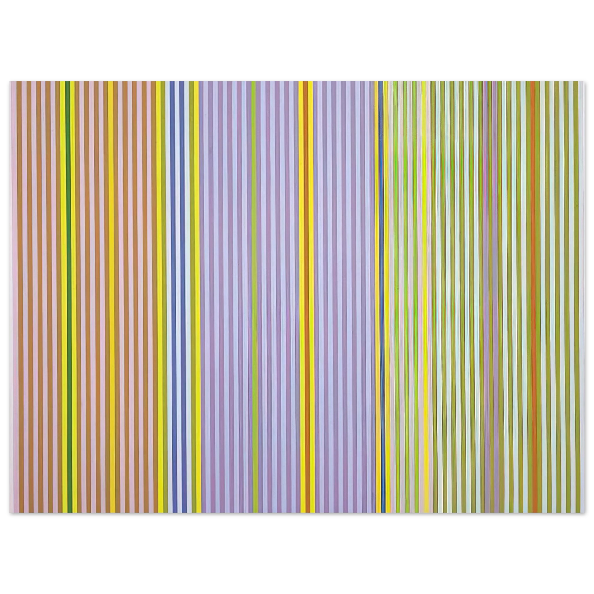 Gene Davis - Ianthe - 1969 Fine Art Poster - Default Title