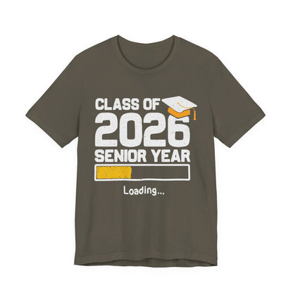 Class of 2026 Senior Year Tee, Graduation Shirt, Unisex Graduation Gift, High School Seniors Apparel, College Bound T-Shirt