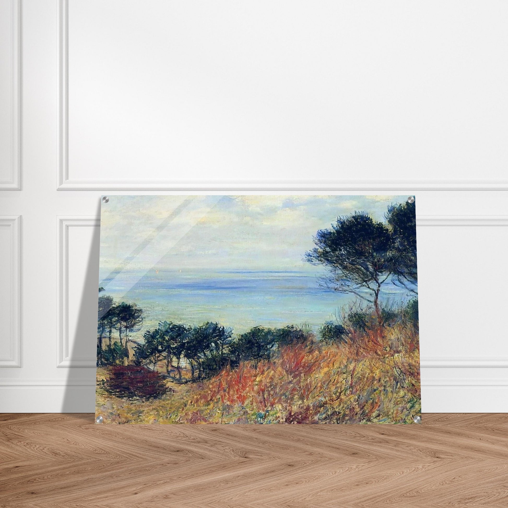 The Coast of Varengeville - claude monet Acrylic Print - 70x100 cm / 28x40″ inches