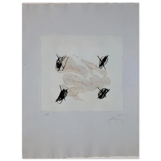 Antoni Tapies - PETRIFICADA PETRIFICANTE II 1978 Fine Art Poster - Default Title