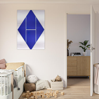 Cobalt - 1982 - Carmen Herrera Brushed Aluminum Print - 70x100 cm / 28x40 inches | Carmen Herrera Aluminum Print | Carmen Herrera Prints