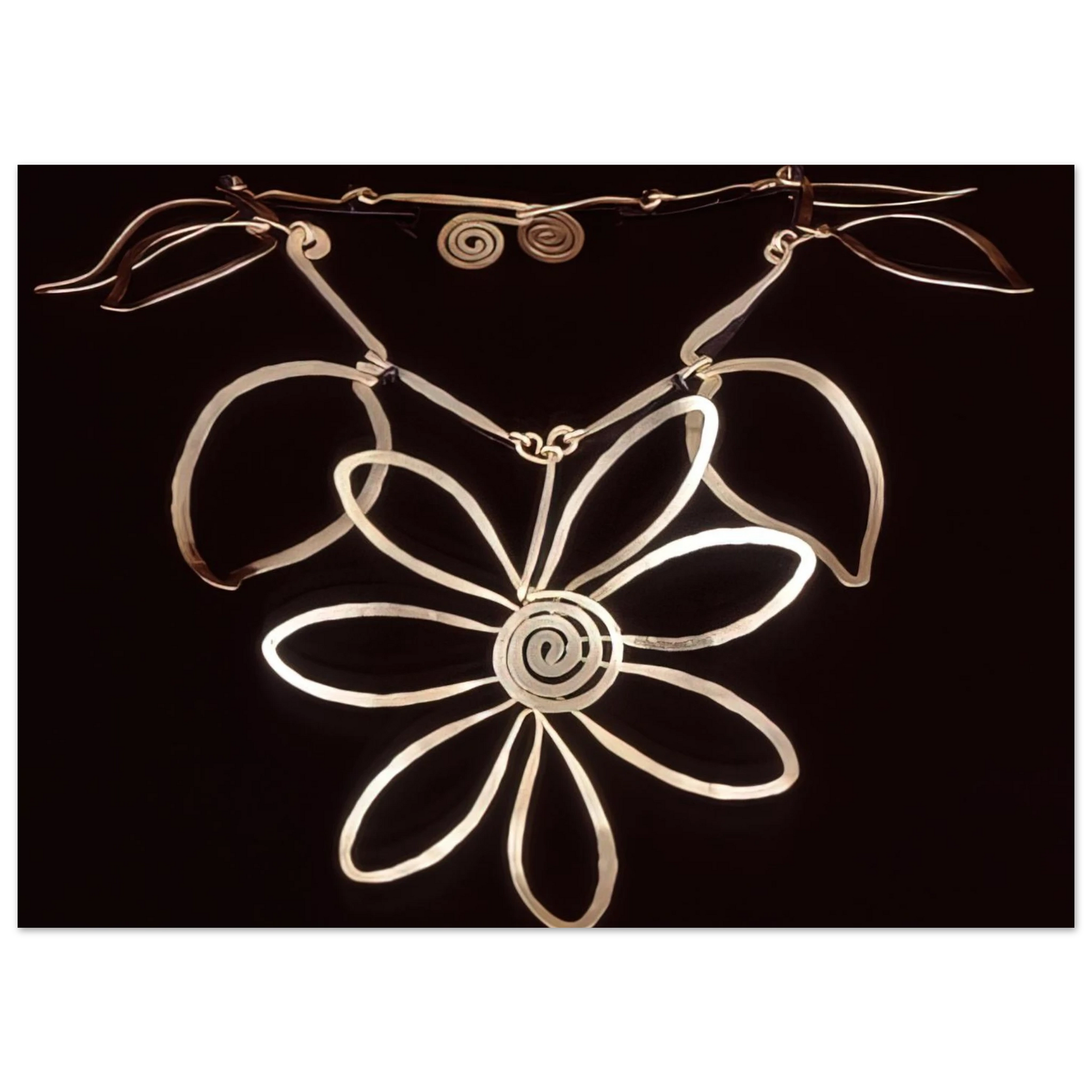 Alexander Calder - FLOWER NECKLACE 1938 Fine Art Poster - 40x60 cm / 16x24 inches