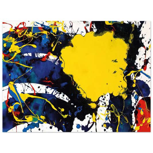 Sam Francis - Untitled  SFP94-135  SFF 1805  Fine Art Poster - Default Title
