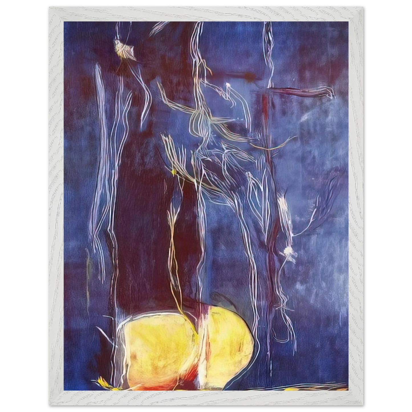 Helen Frankenthaler - All About Blue - 1994 Wall art - 15x20 cm / 6x8 inches - Fine Art Poster - -