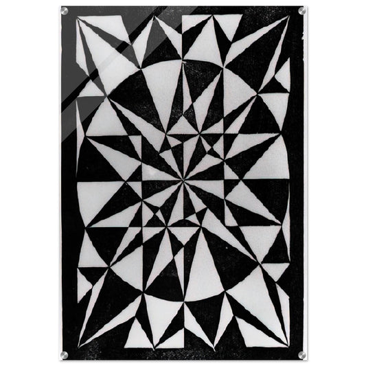 FLOR DE PASCUA BEAUTIFUL - MC Escher Acrylic Print - 70x100 cm / 28x40″ inches | Maurits Cornelis Escher Prints
