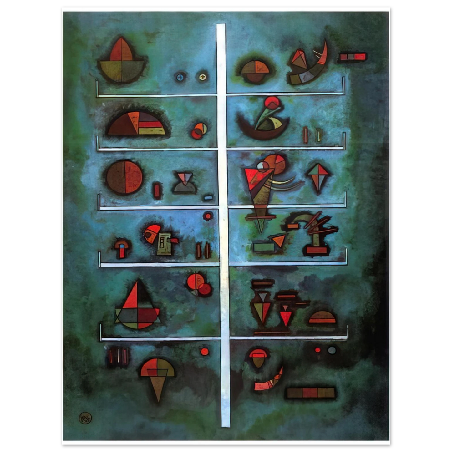 Wassily Kandinsky - STOREYS 1929 Fine Art Poster - Default Title