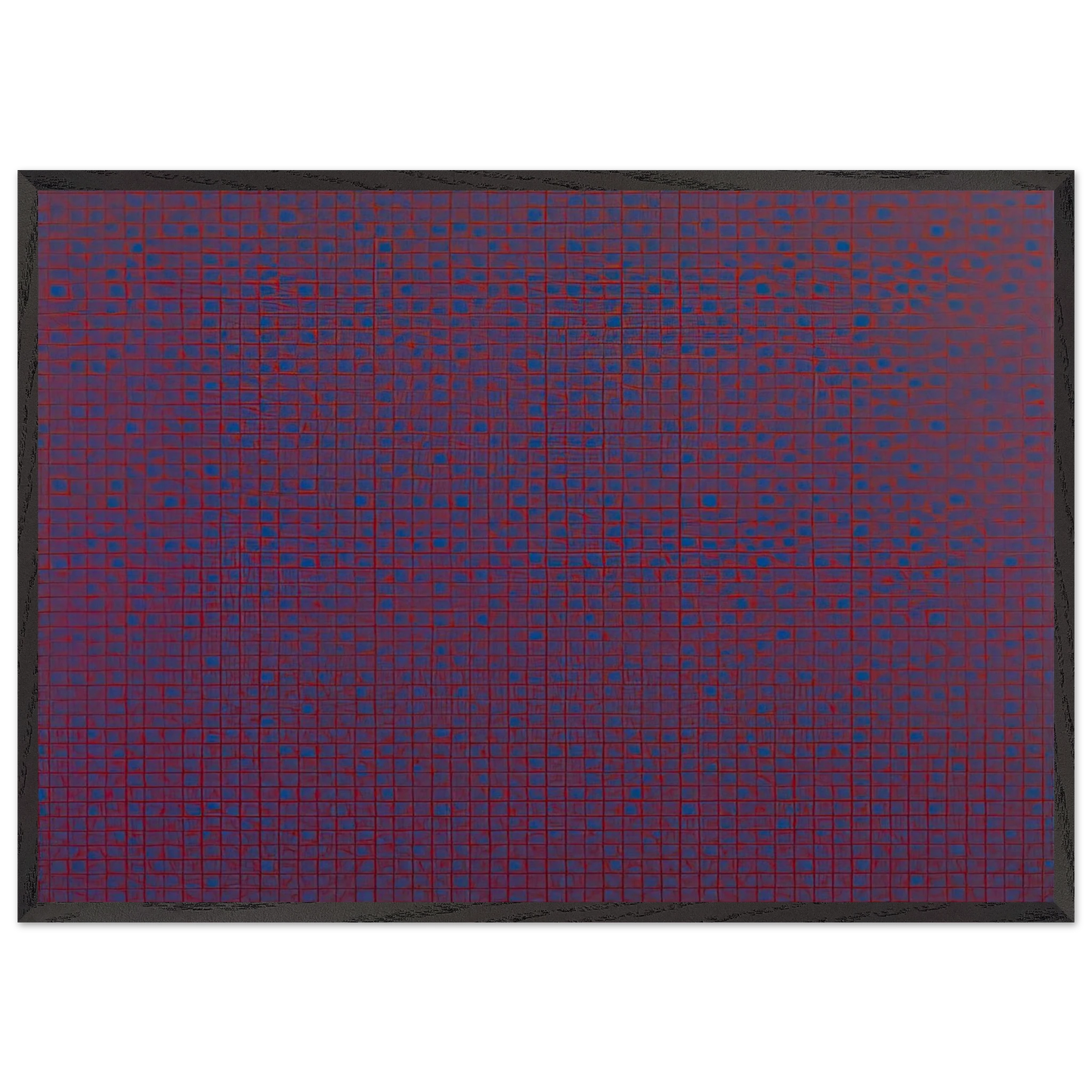 4 trames 225 45 675 90 - 1969 - Francois Morellet Framed Art Print – Black Wooden Frame - Default Title - -Framed Art Print
