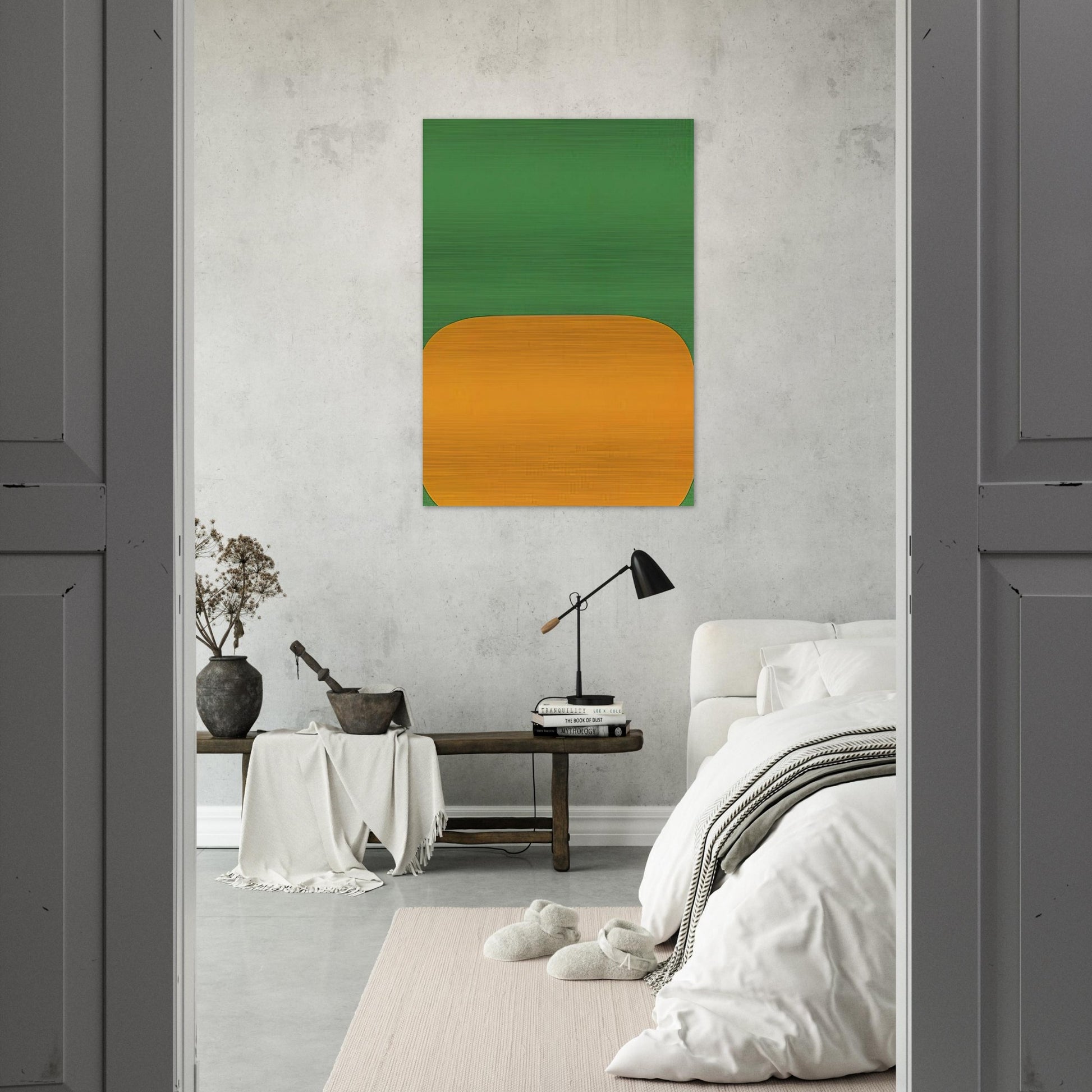 DerriŠre le Miroir - Ellsworth Kelly Brushed Aluminum Print - 70x100 cm / 28x40 inches | Ellsworth Kelly Aluminum Print | Ellsworth Kelly Prints