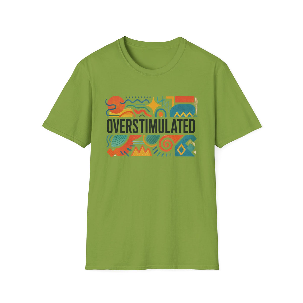 Overstimulated Shirt for Mom | Funny Tired Mom Tee | Weirdcore Clothing | Gen Z Humor T-Shirt | Exhausted but Aesthetic Tee