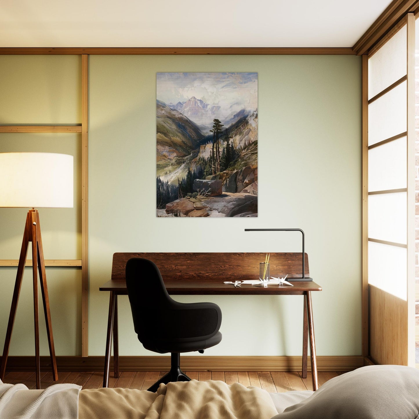 The Mountain of the Holy Cross Colorado - Thomas Moran Brushed Aluminum Print - 70x100 cm / 28x40 inches | Thomas Moran Aluminum Print | Thomas Moran Prints