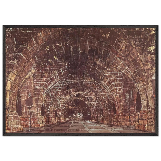 SULAMITH 1983 - Anselm Kiefer Framed Art Print – Black Wooden Frame - Default Title - -Framed Art Print