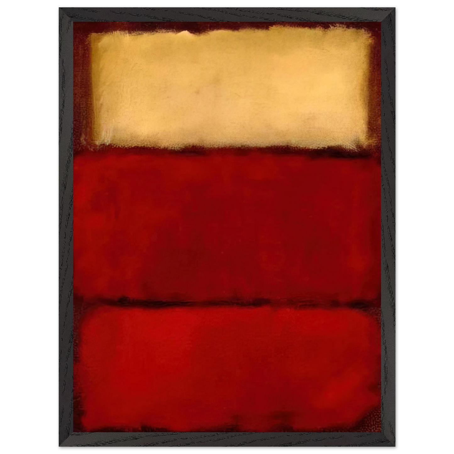 Mark Rothko - Red - 1964 Wall Art - 30x40 cm / 12x16 inches - Premium Wooden Framed Poster With Fine Art Paper - White frame
