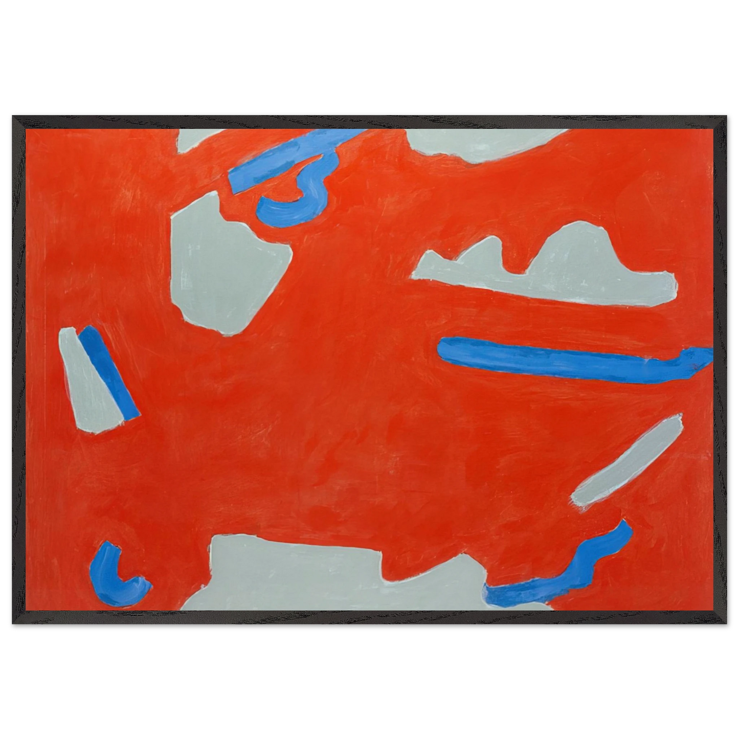 Untitled - 1971 N4 - Betty Parsons Framed Art Print – Black Wooden Frame - Default Title - -Framed Art Print