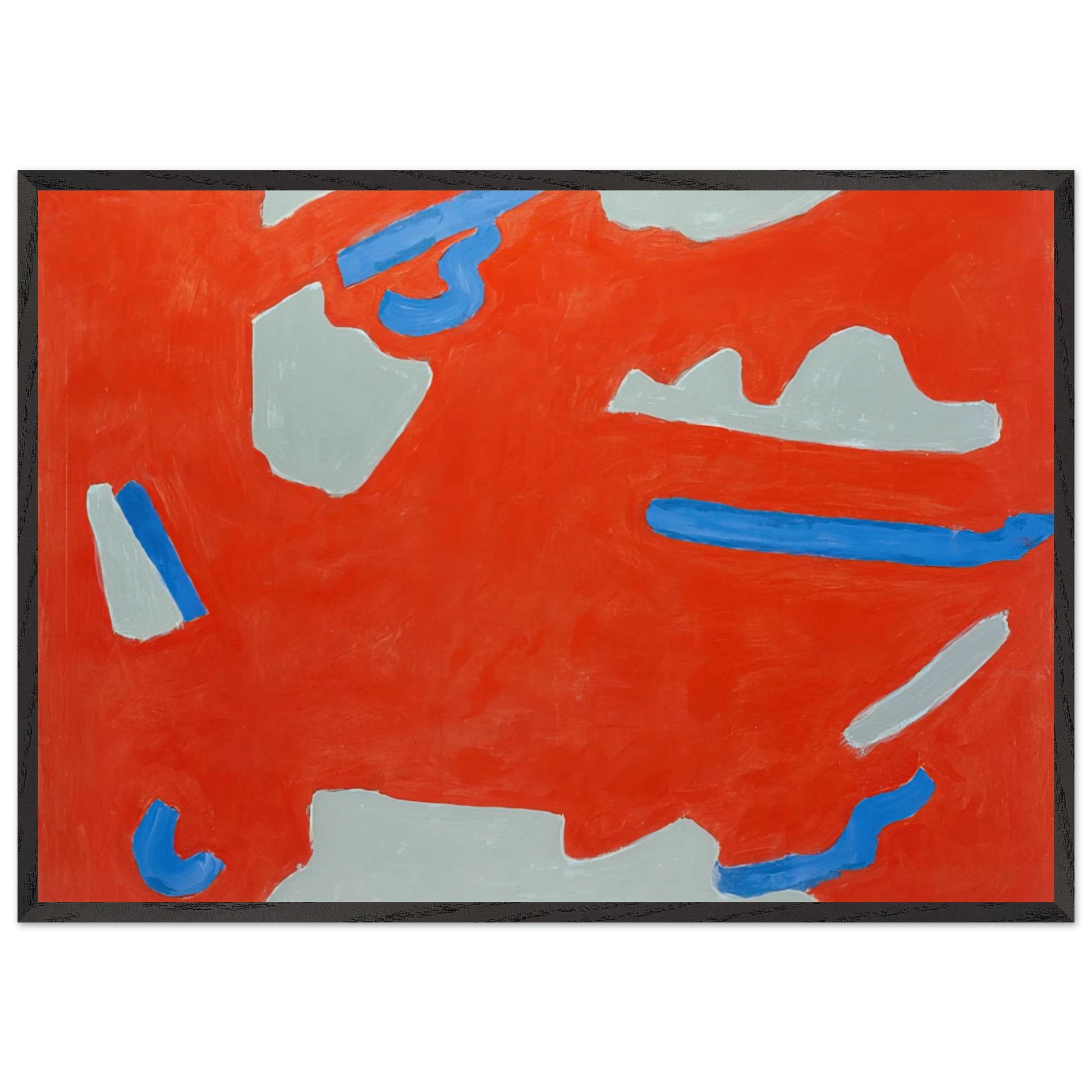 Untitled - 1971 N4 - Betty Parsons Framed Art Print – Black Wooden Frame - Default Title - -Framed Art Print