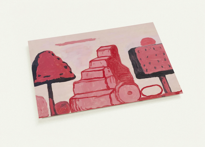 BOX TREE ROME By Philip Guston Pack of 10 Post Cards | Philip Guston Post Cards | A6 (10.5 x 14.8 cm) - 4.1 x 5.8 inches