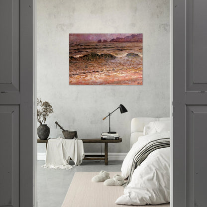 RAIN JERSEY 1907 - Theo van Rysselberghe Brushed Aluminum Print - 70x100 cm / 28x40 inches | Theo van Rysselberghe Aluminum Print | Theo van Rysselberghe Prints