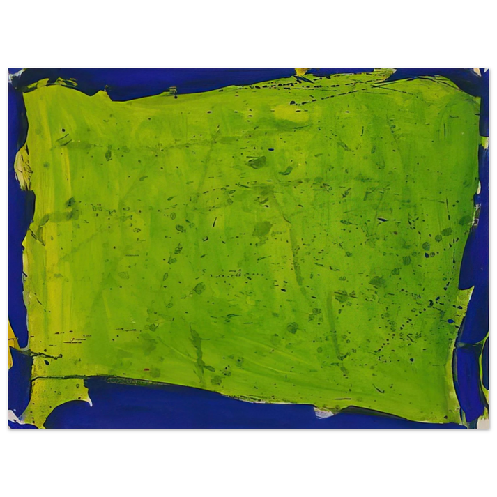 Sam Francis - Untitled  Blue-Green   75x100 cm / 30x40inches Fine Art Poster