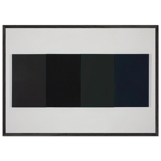 Green Study - 1982 - Brice Marden Framed Art Print – Black Wooden Frame - Default Title - -Framed Art Print