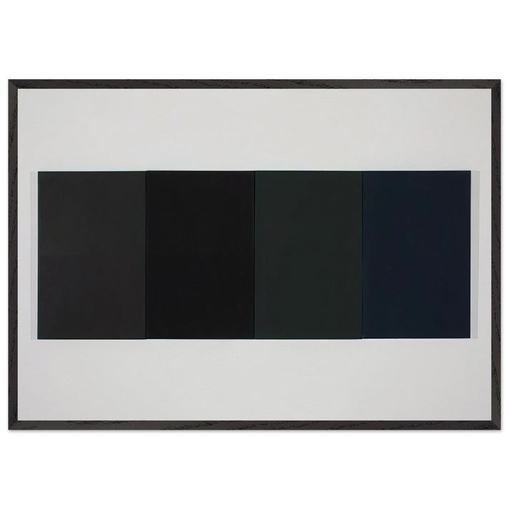 Green Study - 1982 - Brice Marden 70x100 cm / 28x40 inches Framed Art Print – Black Wooden Frame