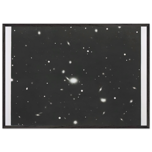 GALAXY 1975 - Vija Celmins Framed Art Print – Black Wooden Frame - Default Title - -Framed Art Print
