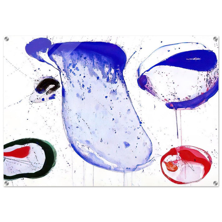 Blue 47 - Sam Francis Acrylic Print - 70x100 cm / 28x40″ inches