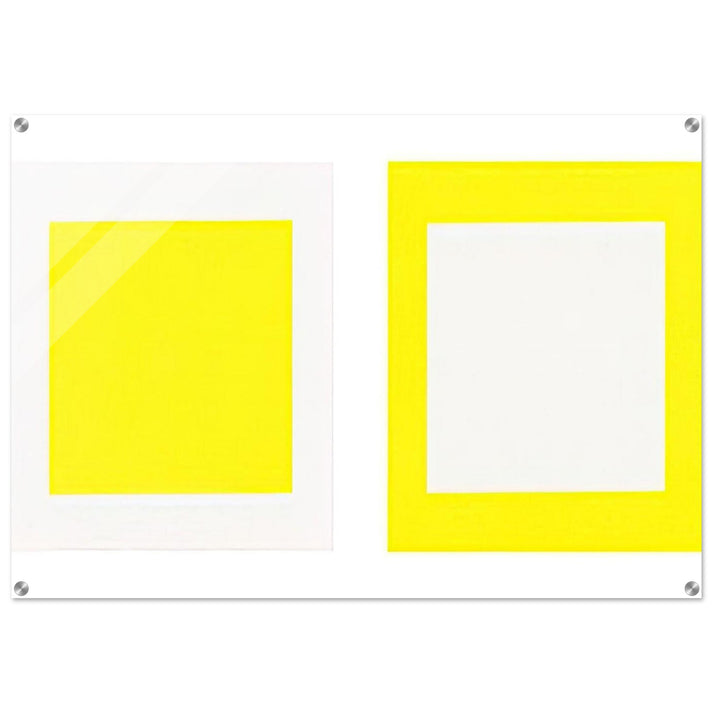 Untitled Cadmium Yellow Light - 1990 - Donald Judd Acrylic Print - 70x100 cm / 28x40″ inches | Donald Judd Wall Art | Donald Judd Prints