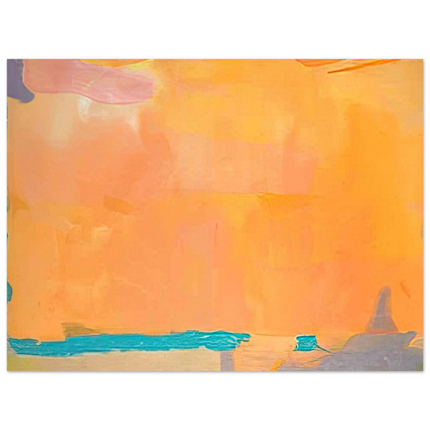 Helen Frankenthaler - Royal Fireworks - 1975 Wall art - 13x18 cm / 5x7 inches - Fine Art Poster - -