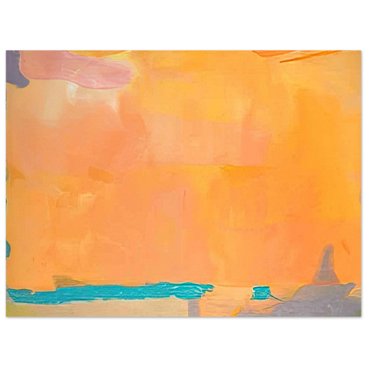 Helen Frankenthaler - Royal Fireworks - 1975 Wall art - 13x18 cm / 5x7 inches - Fine Art Poster - -