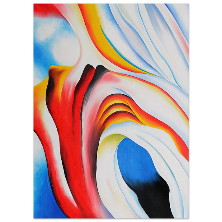 Georgia O'Keeffe - Music Pink and Blue Fine Art Poster