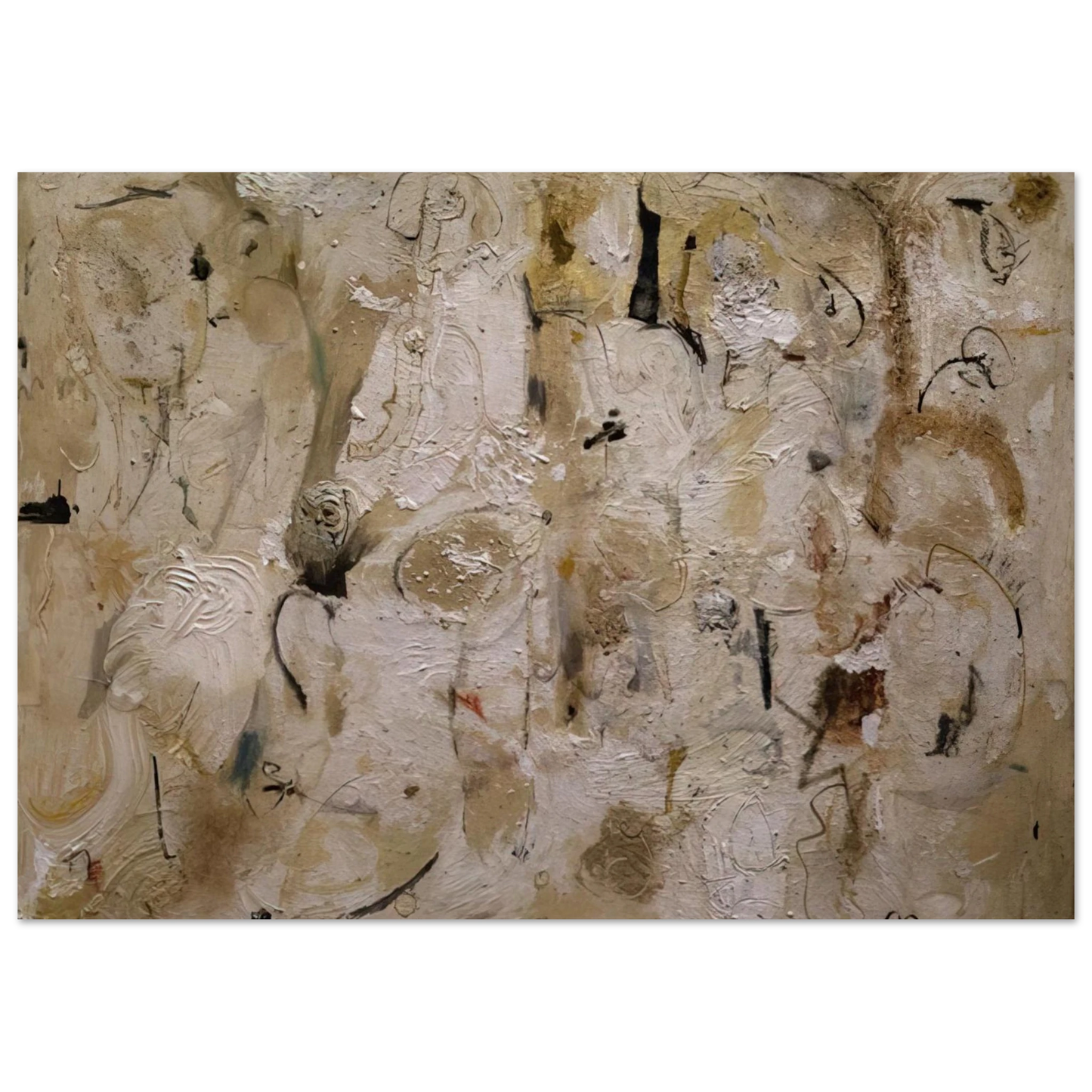 Helen Frankenthaler - Painted on 21st Street - 1951 Wall art - 13x18 cm / 5x7 inches - Premium Wooden Framed Poster With Fine Art Paper - Wood frame