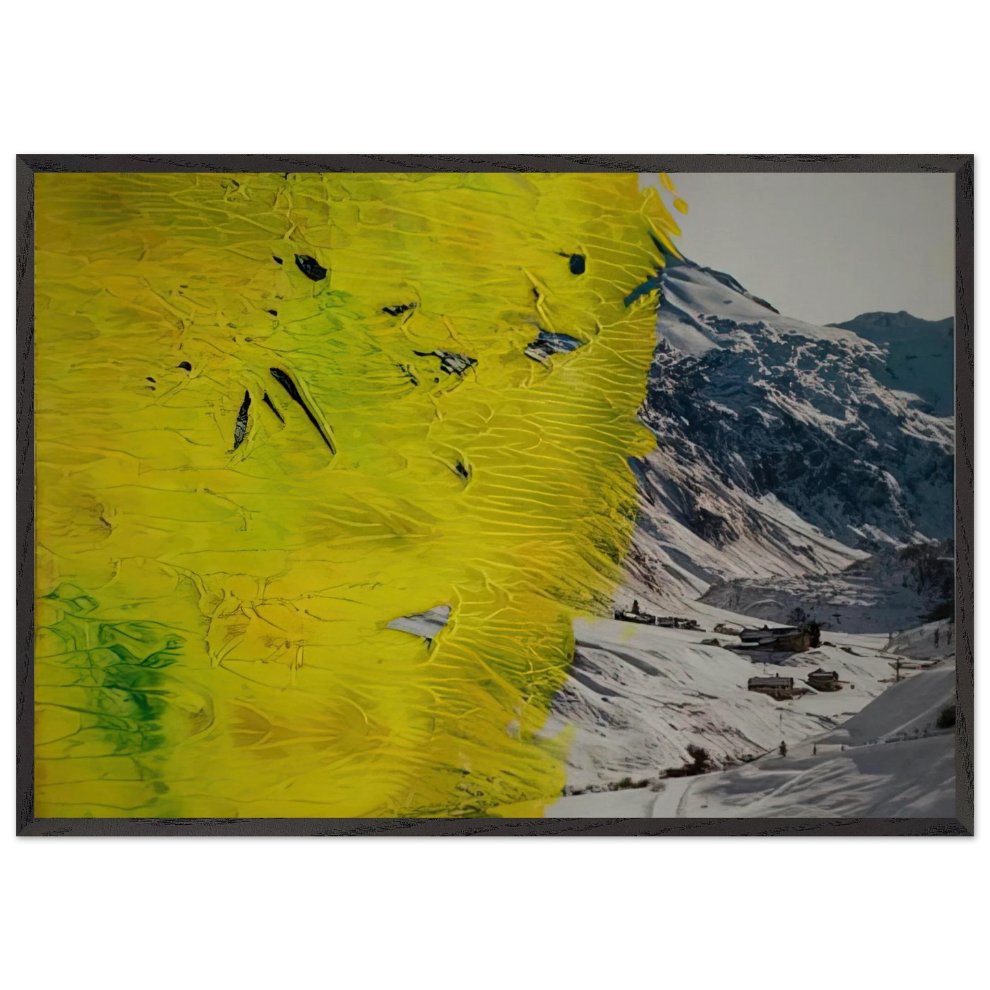 17 3 92 - Gerhard Richter Framed Art Print – Black Wooden Frame - Default Title - -Framed Art Print