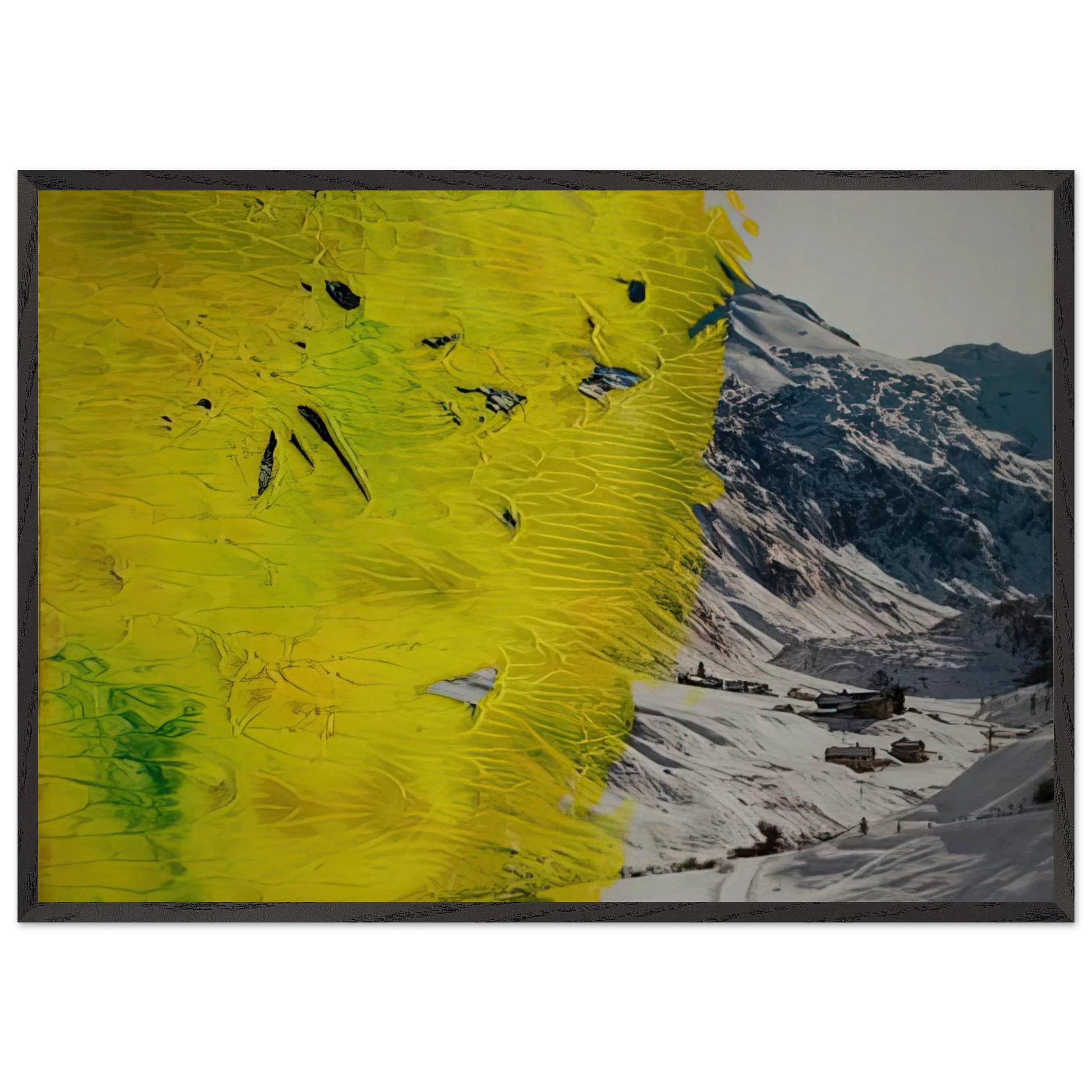 17 3 92 - Gerhard Richter Framed Art Print – Black Wooden Frame - Default Title - -Framed Art Print