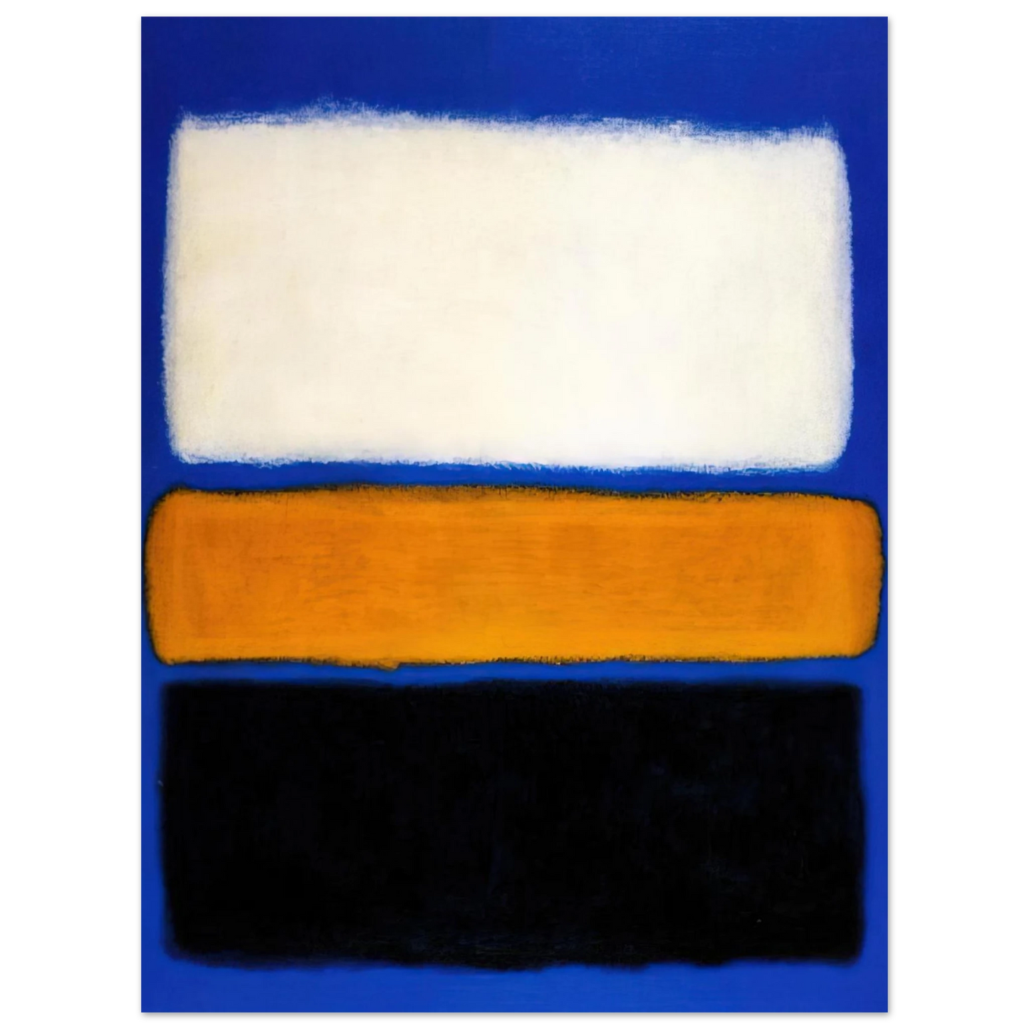 Mark Rothko - No. 16 - 1961 Wall Art - 30x40 cm / 12x16 inches - Premium Wooden Framed Poster With Fine Art Paper - Black frame