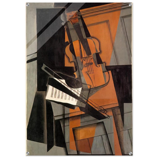 THE VIOLIN 1916 - Juan Gris Acrylic Print - 70x100 cm / 28x40″ inches